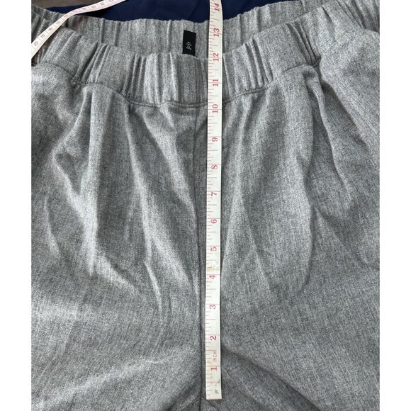 Eileen Fisher Womens Size Medium Elastic Waist Pockets Wool Grey Minimalist - Picture 10 of 13